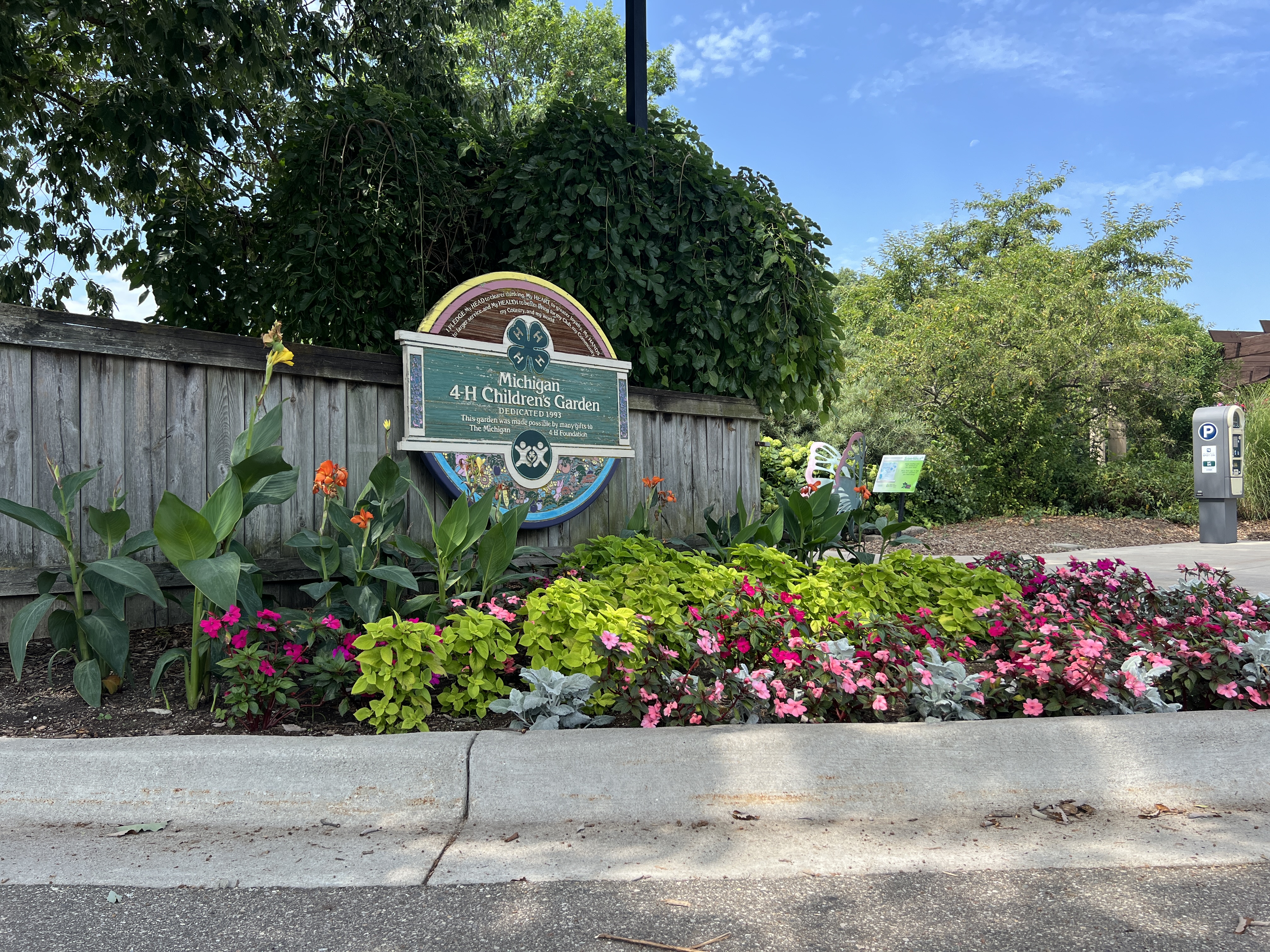 Vibrant gardens at the 4-H Children's Garden